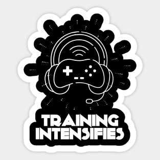 Training intensifies eSport Athletes Sticker